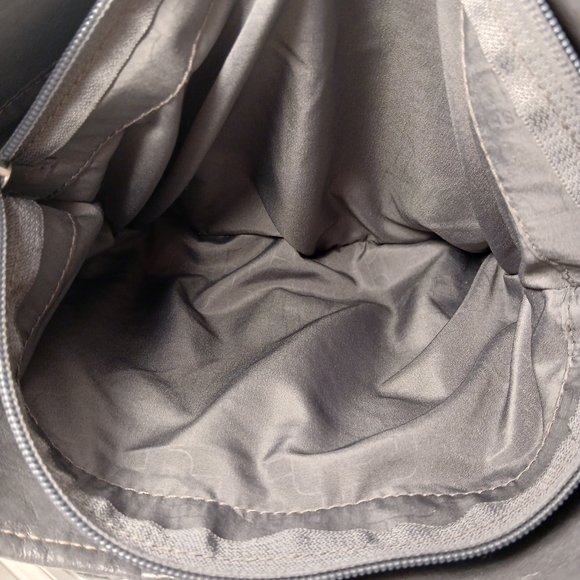 Rosetti Leather Gray Shoulder Bag - Picture 9 of 12